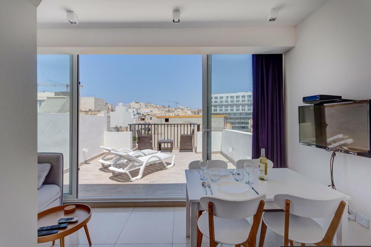 Apartamento Cosy 1Br Penthouse With Terrace, Great Location Gzira Exterior foto